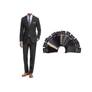 Braveman Men's Classic Fit Suits With Pair Of Socks Classic 54Rx48W Charcoal